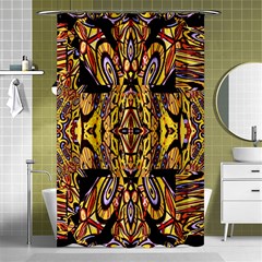 Digital Space Shower Curtain 48  x 72  (Small) 