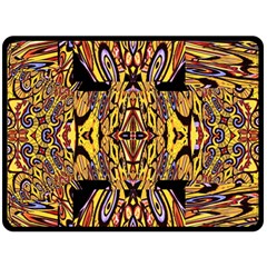 Digital Space Double Sided Fleece Blanket (Large) 