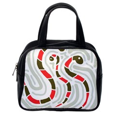 Snakes Family Classic Handbags (one Side) by Valentinaart