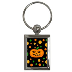 Halloween pumpkin Key Chains (Rectangle) 