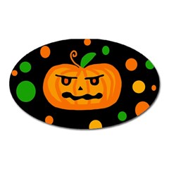 Halloween pumpkin Oval Magnet