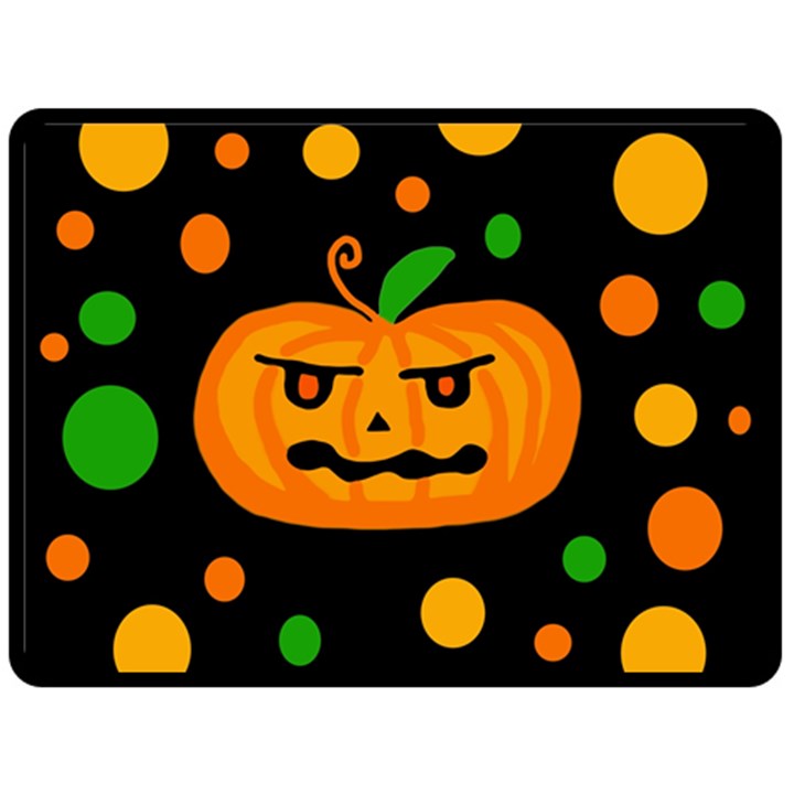 Halloween pumpkin Fleece Blanket (Large) 