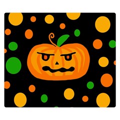 Halloween pumpkin Double Sided Flano Blanket (Small) 