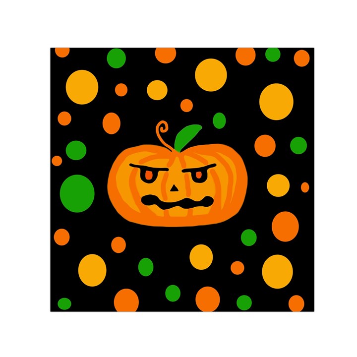 Halloween pumpkin Small Satin Scarf (Square)