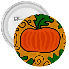 Thanksgiving Pumpkin 3  Buttons by Valentinaart