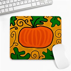 Thanksgiving Pumpkin Large Mousepads by Valentinaart