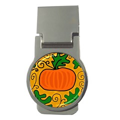 Thanksgiving Pumpkin Money Clips (round)  by Valentinaart