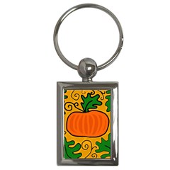 Thanksgiving Pumpkin Key Chains (rectangle)  by Valentinaart