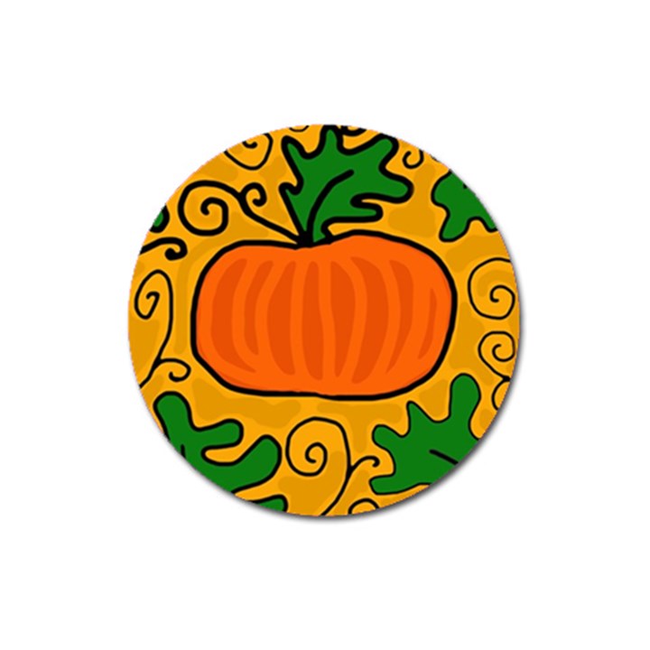 Thanksgiving pumpkin Magnet 3  (Round)