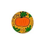 Thanksgiving pumpkin Golf Ball Marker Front