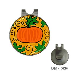 Thanksgiving Pumpkin Hat Clips With Golf Markers by Valentinaart