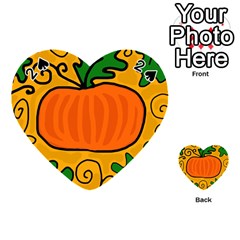 Thanksgiving Pumpkin Playing Cards 54 (heart) 