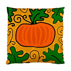 Thanksgiving Pumpkin Standard Cushion Case (two Sides) by Valentinaart