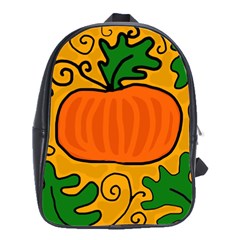 Thanksgiving Pumpkin School Bags(large)  by Valentinaart