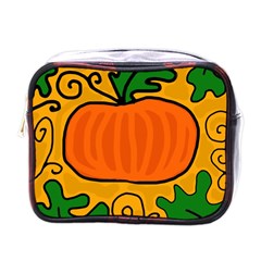 Thanksgiving Pumpkin Mini Toiletries Bags by Valentinaart