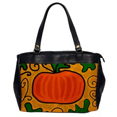 Thanksgiving Pumpkin Office Handbags by Valentinaart