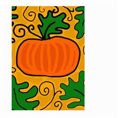 Thanksgiving Pumpkin Large Garden Flag (two Sides) by Valentinaart