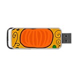 Thanksgiving pumpkin Portable USB Flash (One Side) Front