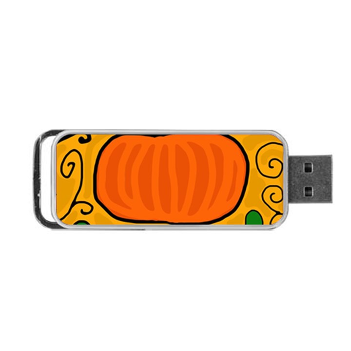 Thanksgiving pumpkin Portable USB Flash (One Side)