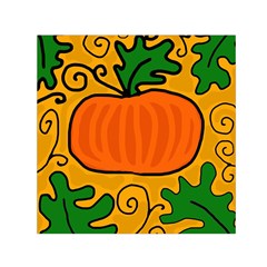 Thanksgiving Pumpkin Small Satin Scarf (square) by Valentinaart