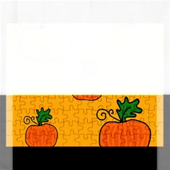 Thanksgiving Pumpkins Pattern Rectangular Jigsaw Puzzl by Valentinaart