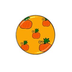 Thanksgiving Pumpkins Pattern Hat Clip Ball Marker by Valentinaart