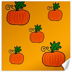 Thanksgiving Pumpkins Pattern Canvas 16  X 16   by Valentinaart