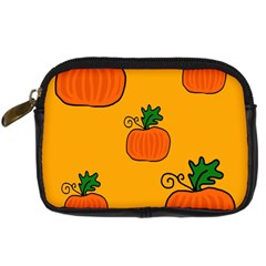 Thanksgiving Pumpkins Pattern Digital Camera Cases by Valentinaart