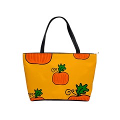 Thanksgiving Pumpkins Pattern Shoulder Handbags by Valentinaart