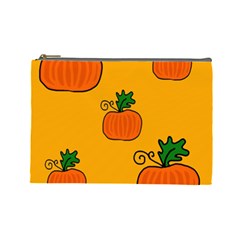 Thanksgiving Pumpkins Pattern Cosmetic Bag (large)  by Valentinaart