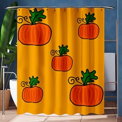 Thanksgiving Pumpkins Pattern Shower Curtain 60  X 72  (medium)  by Valentinaart