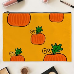 Thanksgiving Pumpkins Pattern Cosmetic Bag (xxxl)  by Valentinaart