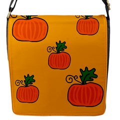 Thanksgiving Pumpkins Pattern Flap Messenger Bag (s) by Valentinaart