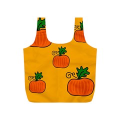 Thanksgiving Pumpkins Pattern Full Print Recycle Bags (s)  by Valentinaart