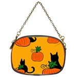 Halloween pumpkins and cats Chain Purses (Two Sides)  Front