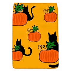 Halloween Pumpkins And Cats Flap Covers (l)  by Valentinaart