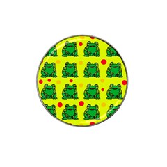 Green Frogs Hat Clip Ball Marker (10 Pack) by Valentinaart