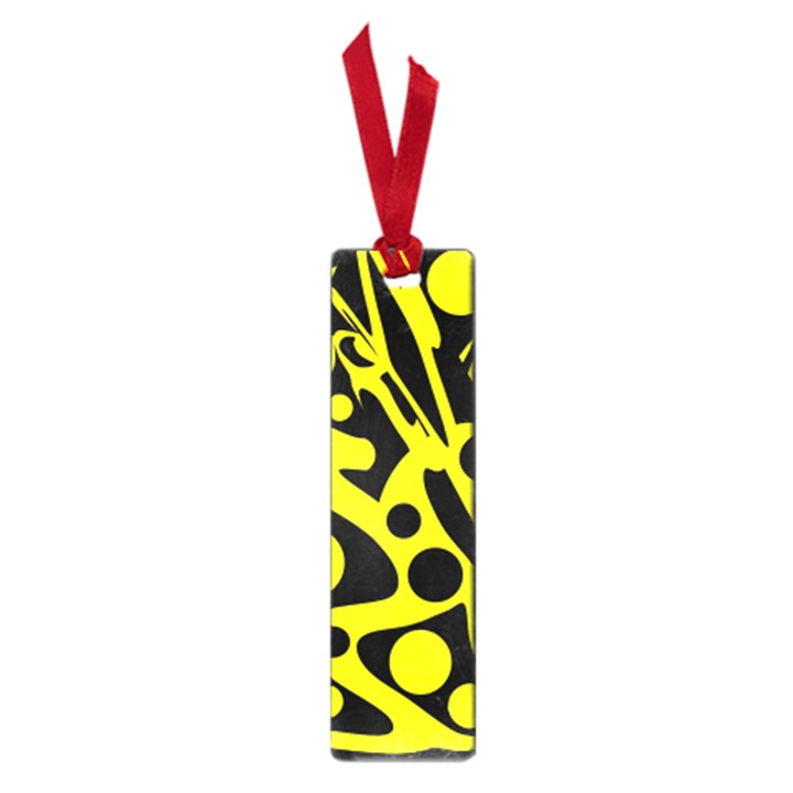 Black and Yellow abstract desing Small Book Marks