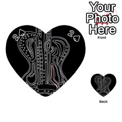 Decorative Guitar Playing Cards 54 (heart) 