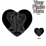 Decorative guitar Multi-purpose Cards (Heart)  Front 1