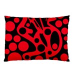 Red and black abstract decor Pillow Case 26.62 x18.9  Pillow Case