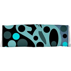 Cyan Blue Abstract Art Samsung Galaxy S I9008 Hardshell Case