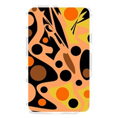 Orange Abstract Decor Memory Card Reader by Valentinaart