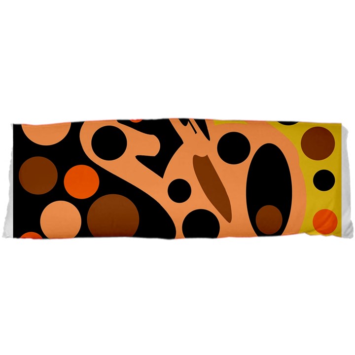 Orange abstract decor Samsung S3350 Hardshell Case