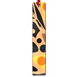 Orange abstract decor Large Book Marks Front