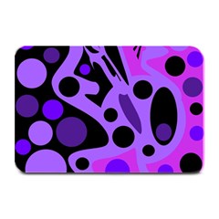 Purple Abstract Decor Plate Mats by Valentinaart