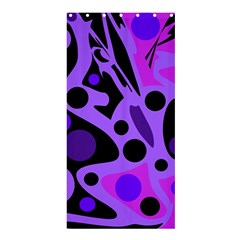 Purple Abstract Decor Shower Curtain 36  X 72  (stall)  by Valentinaart