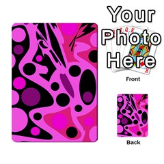 Pink Abstract Decor Multi-purpose Cards (rectangle)  by Valentinaart