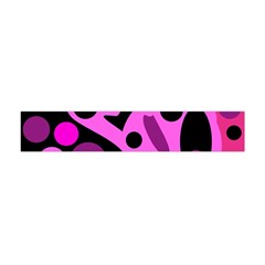 Pink Abstract Decor Flano Scarf (mini) by Valentinaart