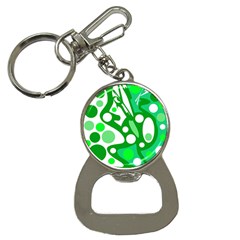 White And Green Decor Bottle Opener Key Chains by Valentinaart